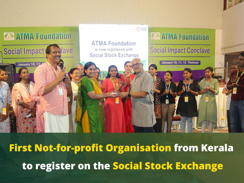 First Not-for-profit Organisation from Kerala to register on the Social Stock Exchange