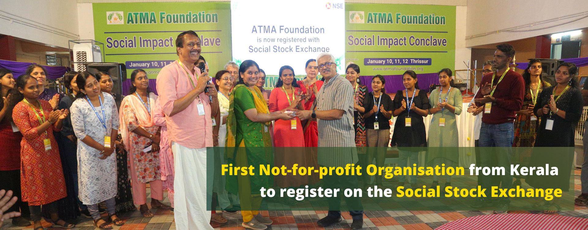 First Not-for-profit Organisation from Kerala to register on the Social Stock Exchange